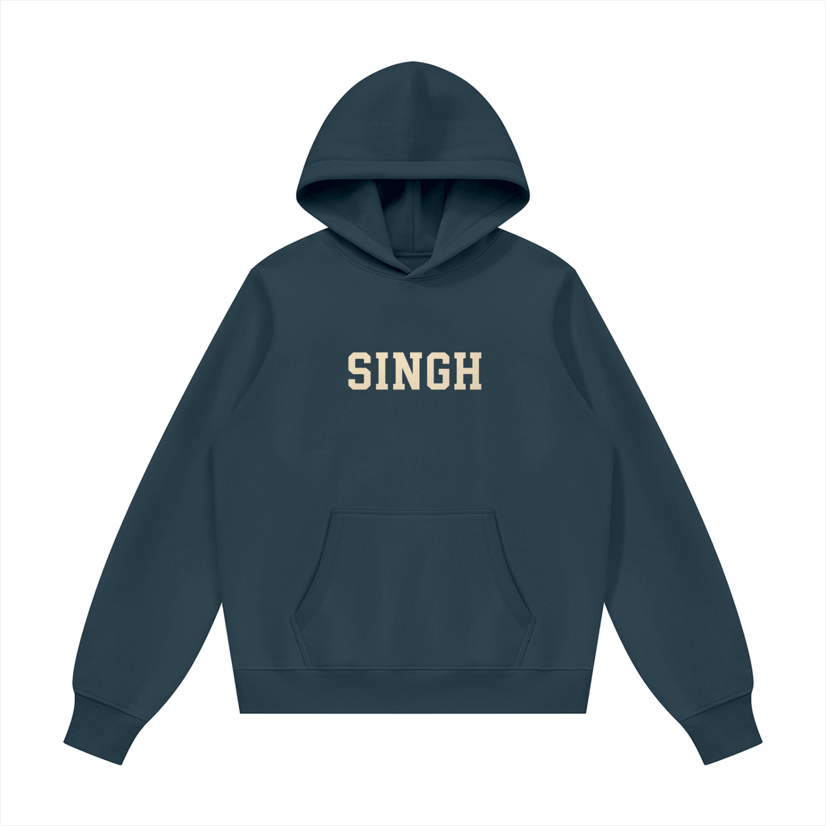 Singh- Walk with Courage || Fleece Regular Hoodie