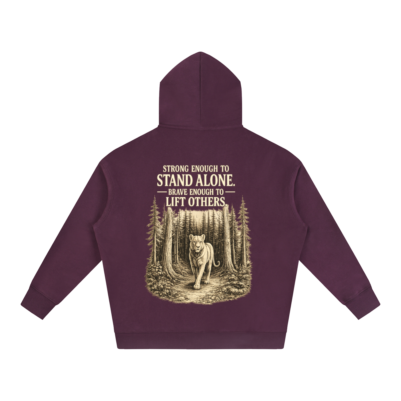 Strong Kaur - Oversize Fleeced Hoodie