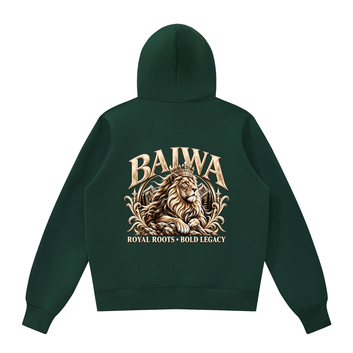 Bajwa- Royal Roots ||  Fleece Full Zip Hoodie
