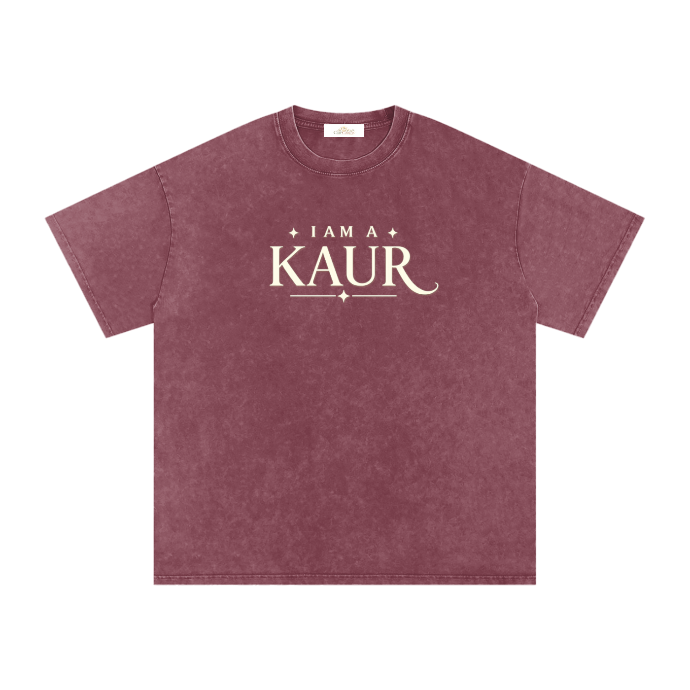 Stand Out Kaur - Snow Washed Oversized Tee