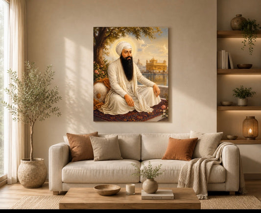 Guru Ram Das Ji || Sikh Wall Art ||Aluminum Print