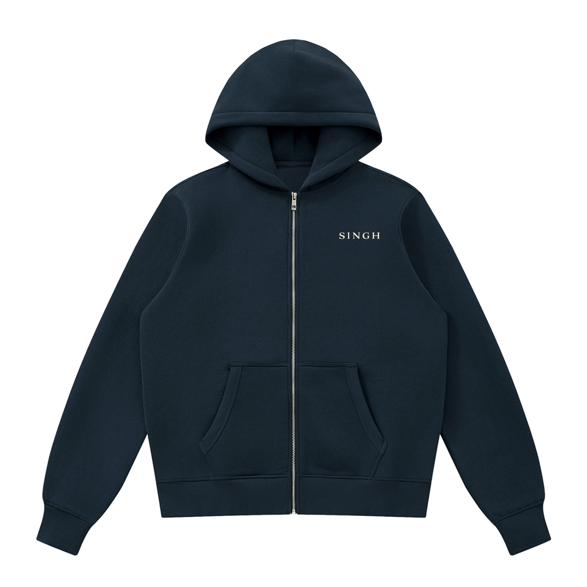 Singh Built on Values || Fleece Full Zip Hoodie