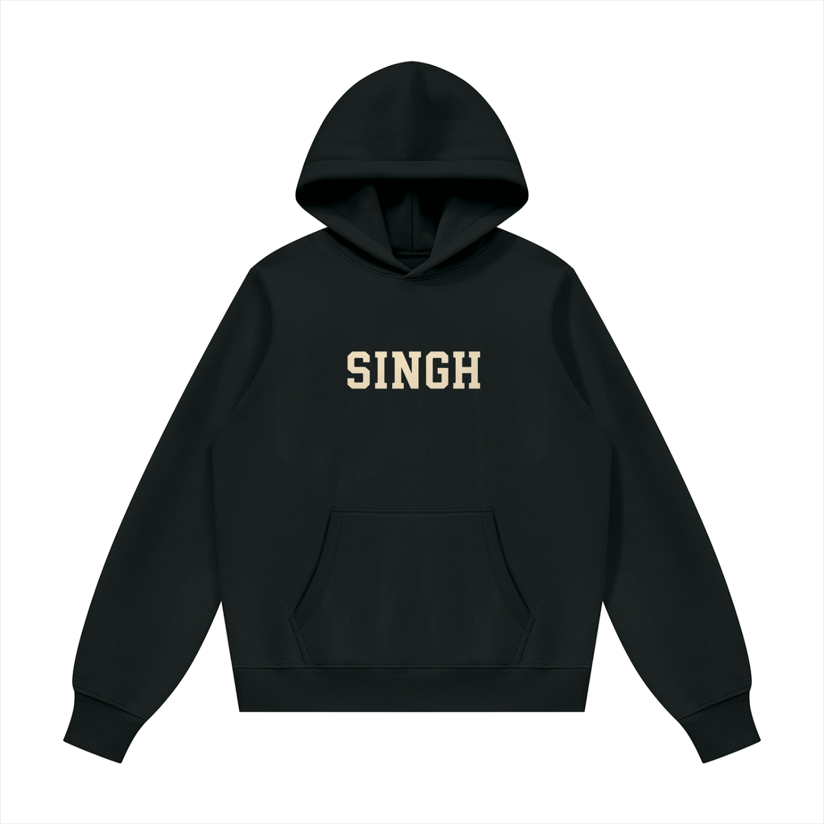 Singh- Walk with Courage || Fleece Regular Hoodie