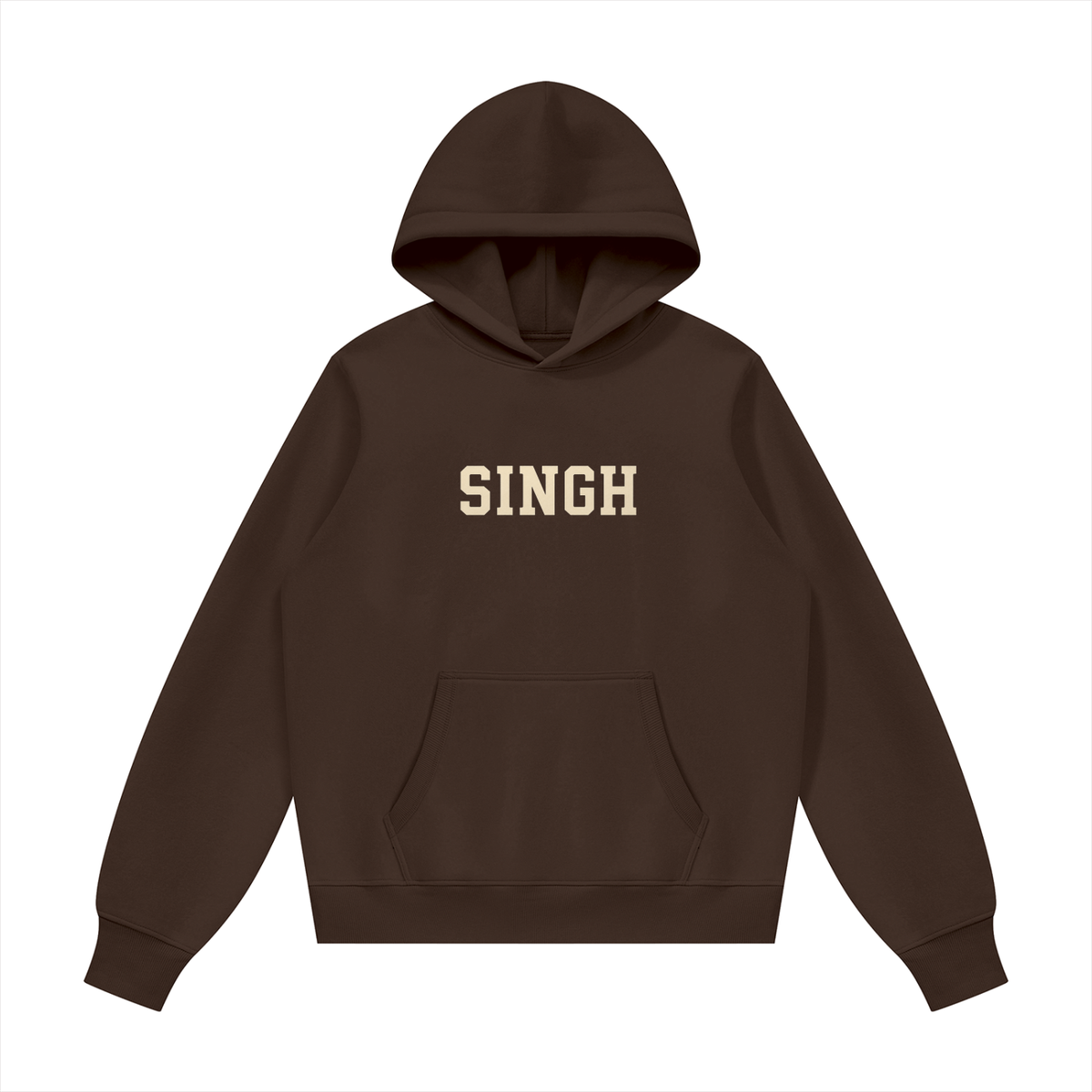 Singh- Walk with Courage || Fleece Regular Hoodie
