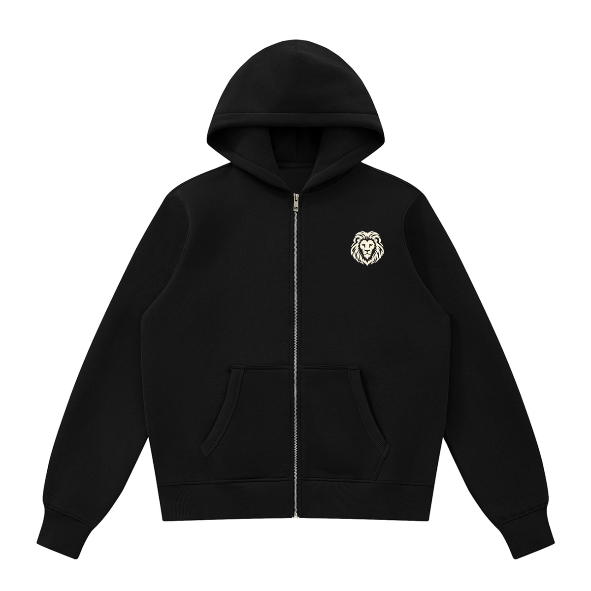 Singh- Walk with Courage || Fleece Full Zip Hoodie