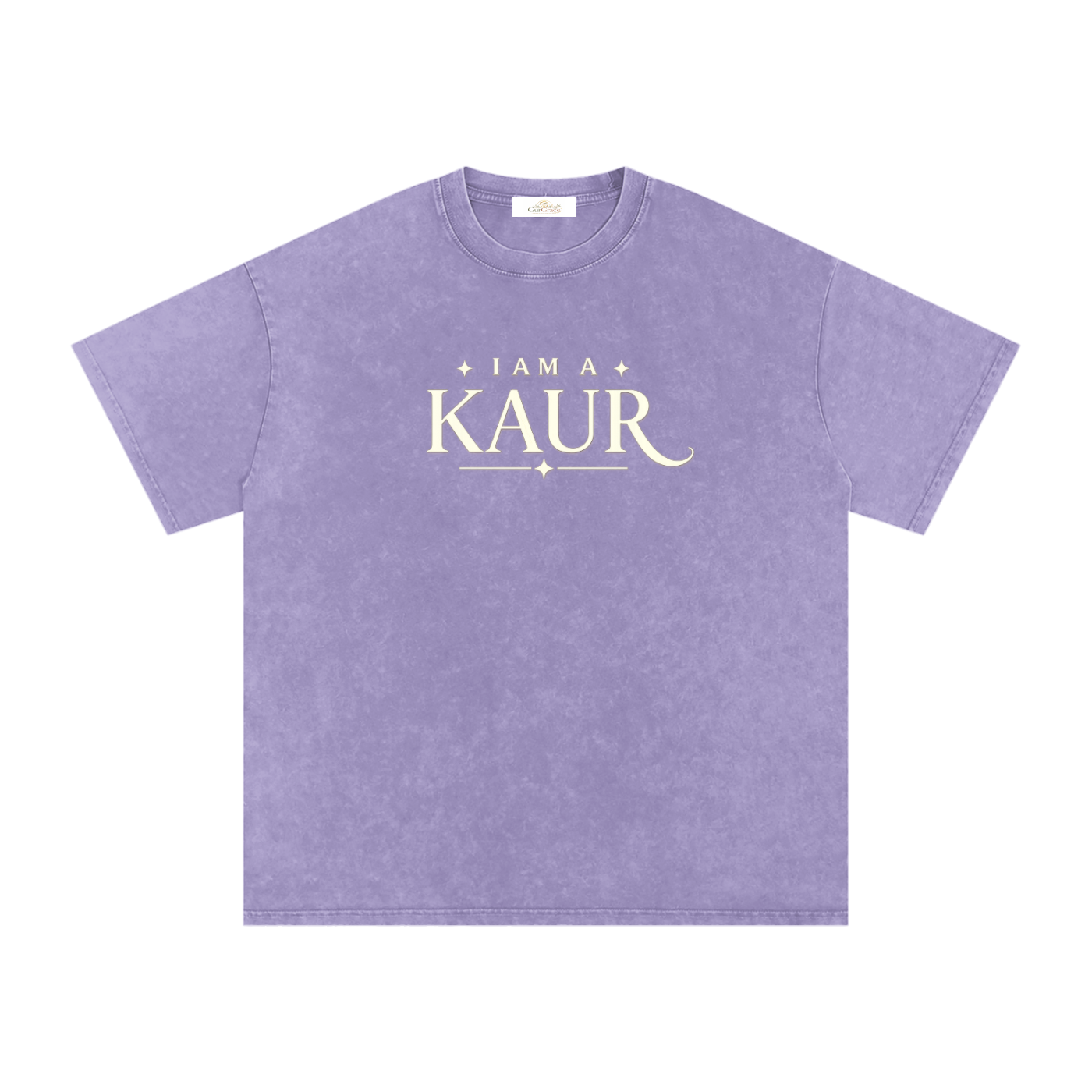 Stand Out Kaur - Snow Washed Oversized Tee