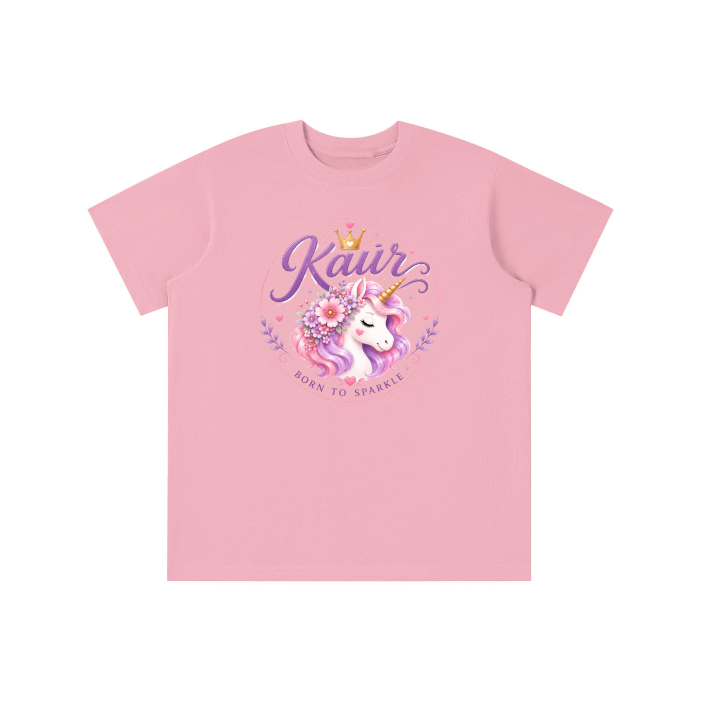 Kaur - Born to Sparkle Kids Tee