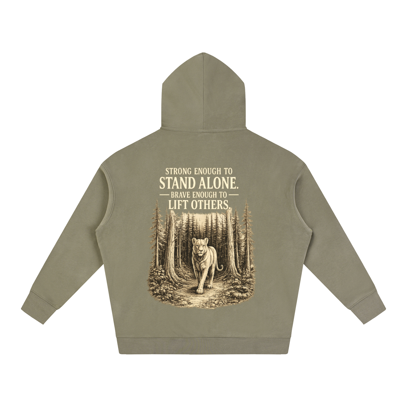 Strong Kaur - Oversize Fleeced Hoodie