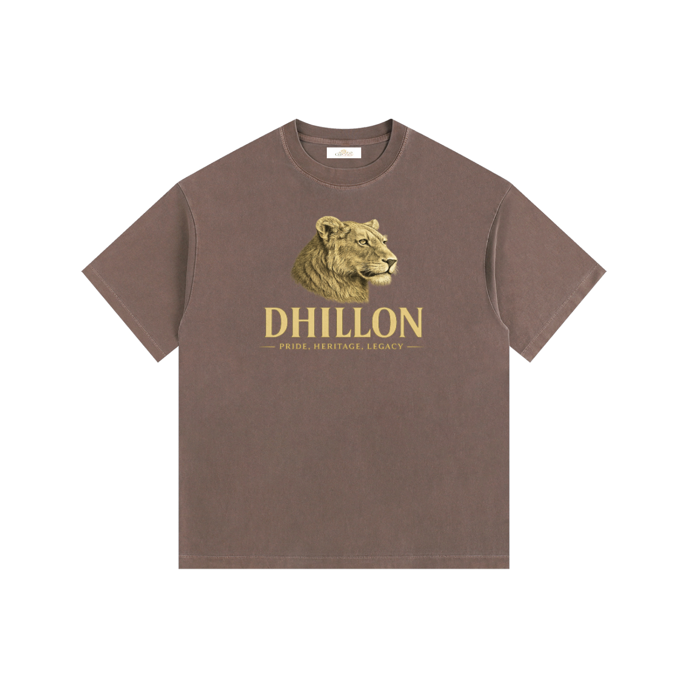 Dhillon Logo - Vintage Washed Oversized Tee