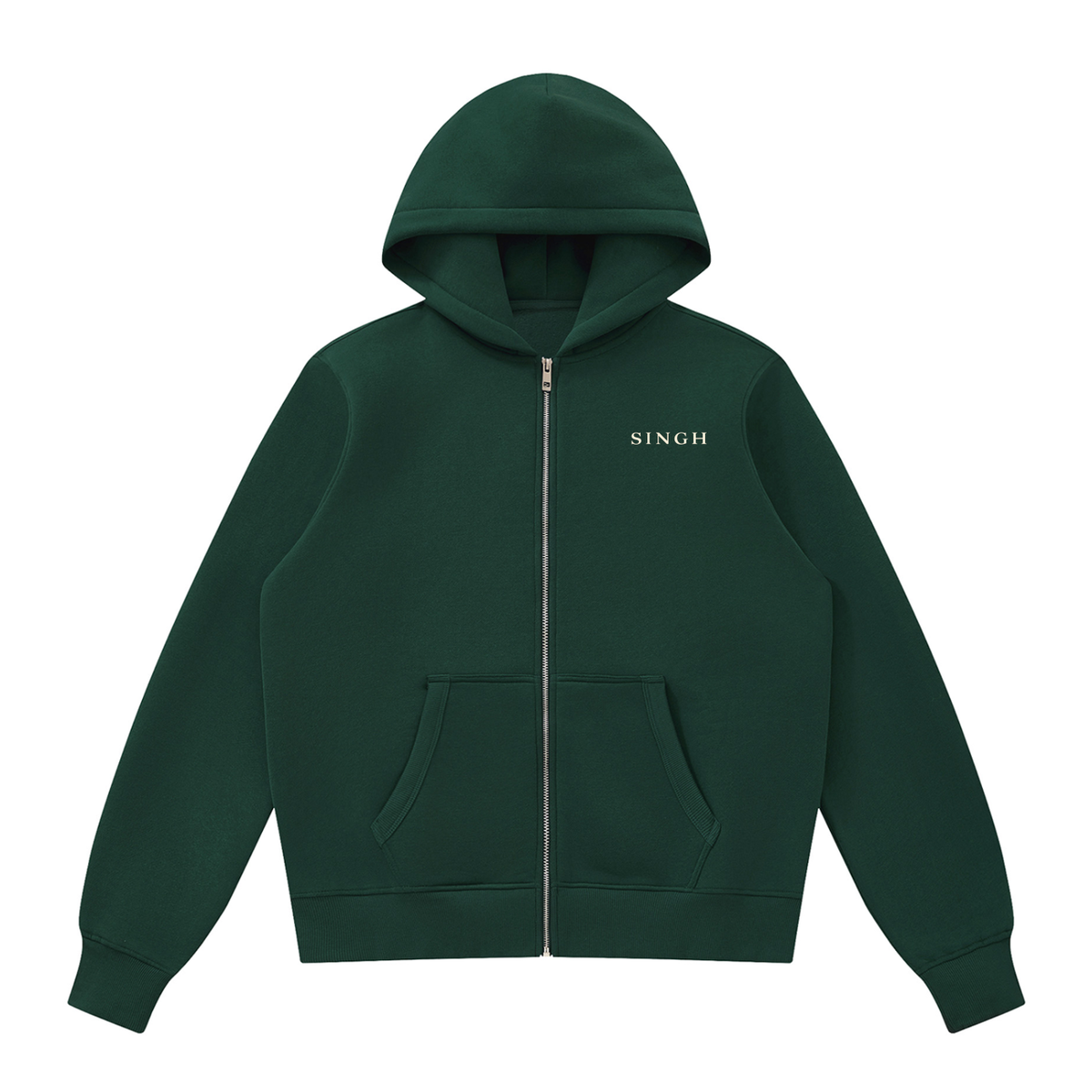 Singh Built on Values || Fleece Full Zip Hoodie