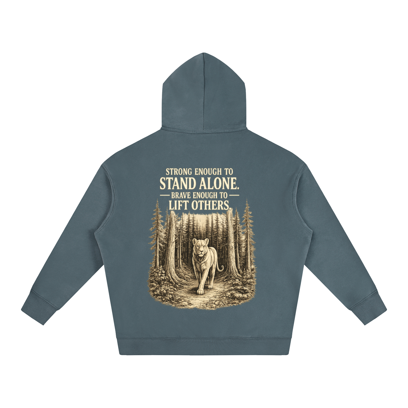 Strong Kaur - Oversize Fleeced Hoodie