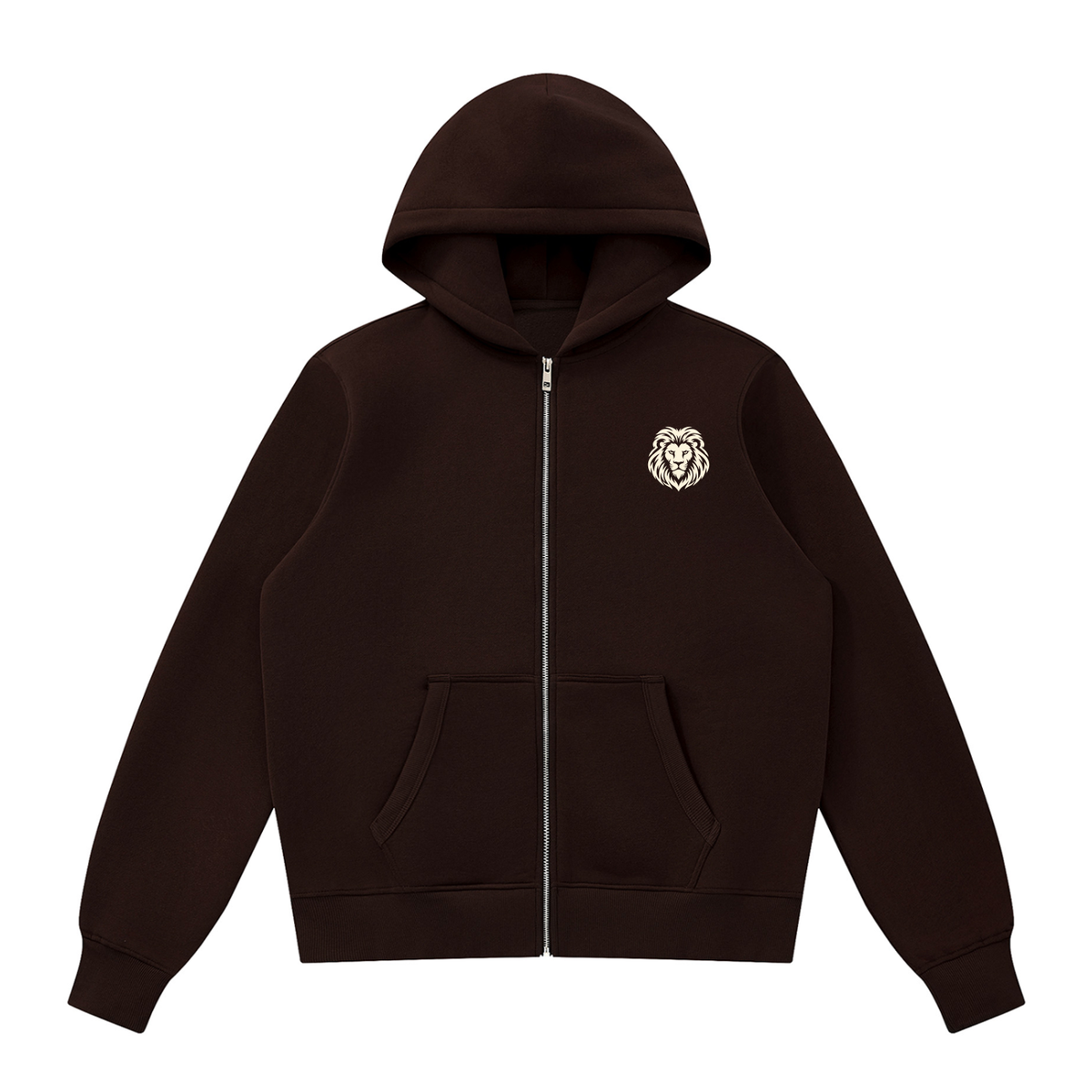 Singh- Walk with Courage || Fleece Full Zip Hoodie