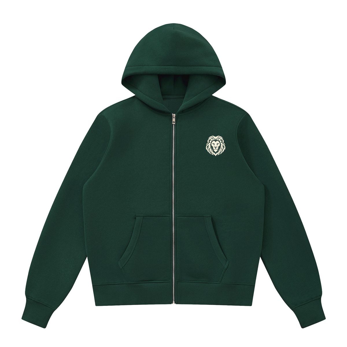 Singh- Walk with Courage || Fleece Full Zip Hoodie