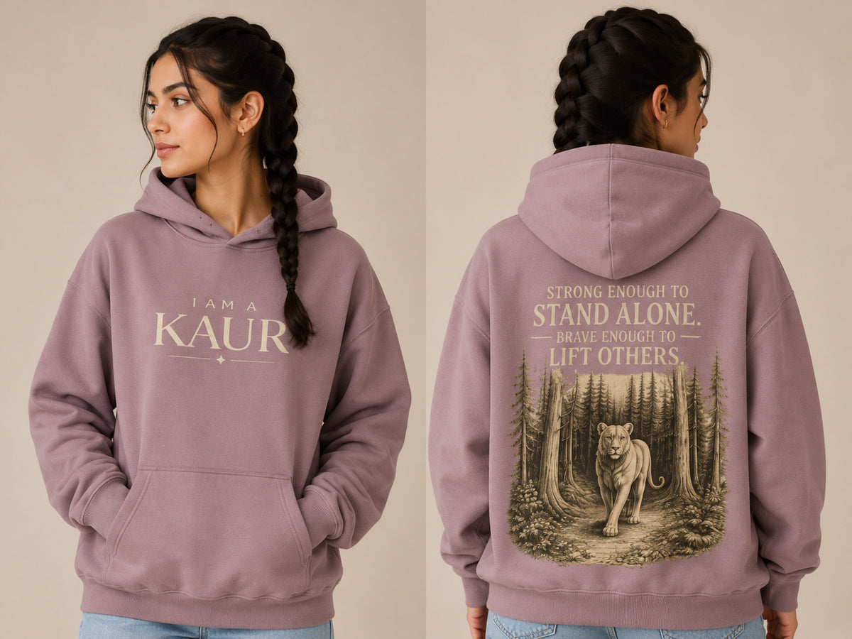 Strong Kaur - Oversize Fleeced Hoodie