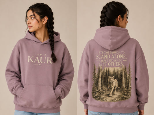 Strong Kaur - Oversize Fleeced Hoodie