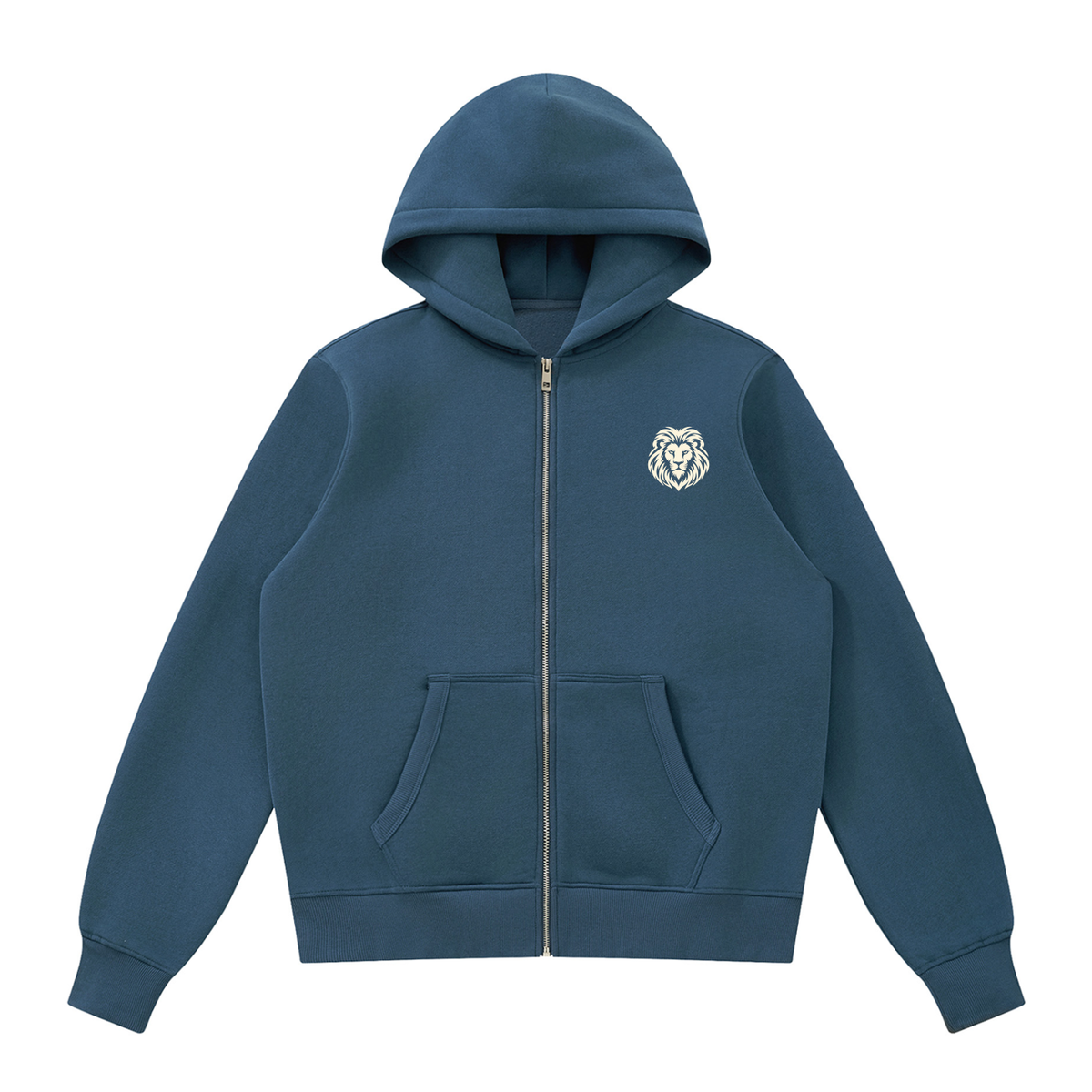 Singh- Walk with Courage || Fleece Full Zip Hoodie
