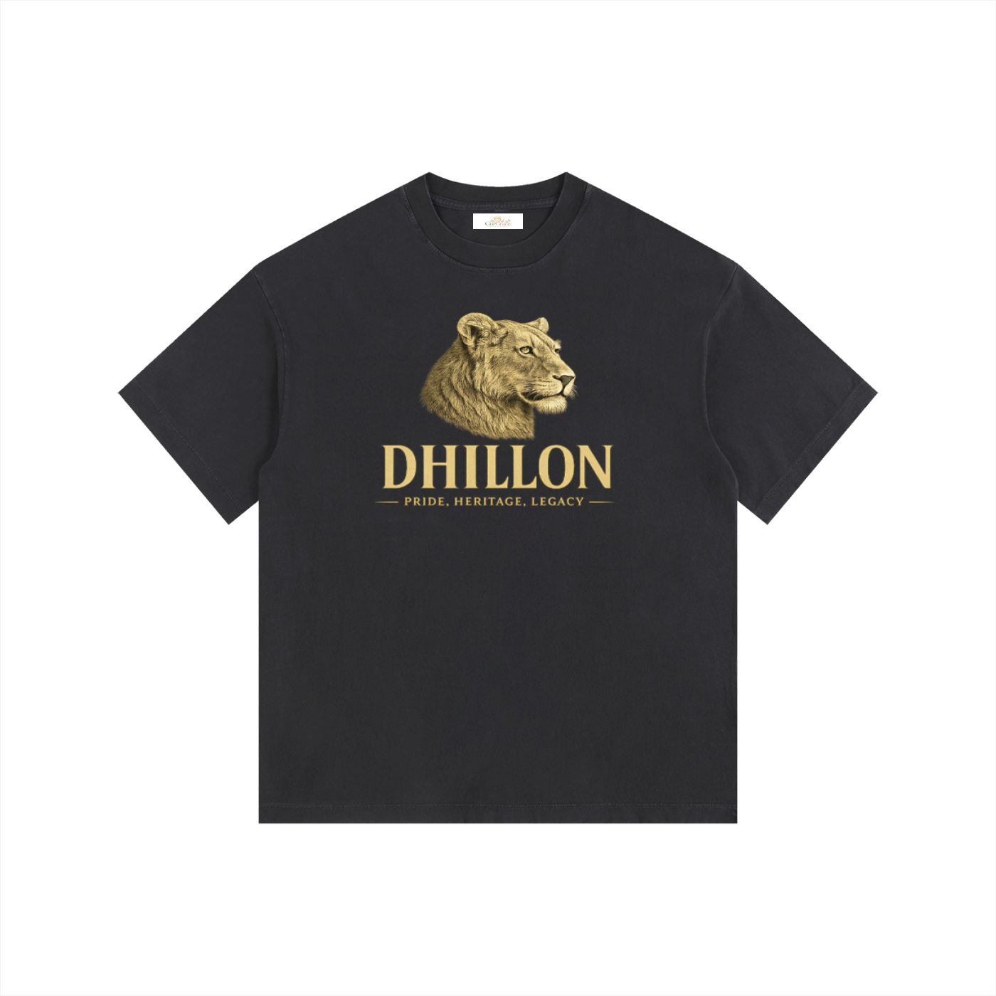 Dhillon Logo - Vintage Washed Oversized Tee