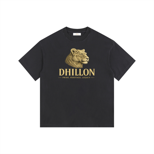 Dhillon Logo - Vintage Washed Oversized Tee