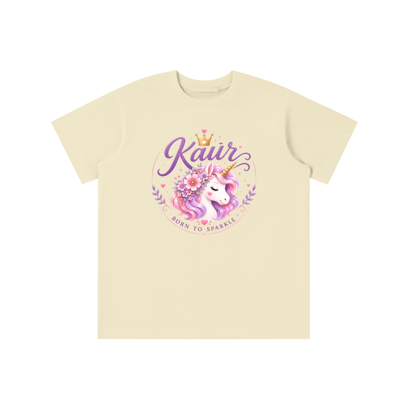 Kaur - Born to Sparkle Kids Tee