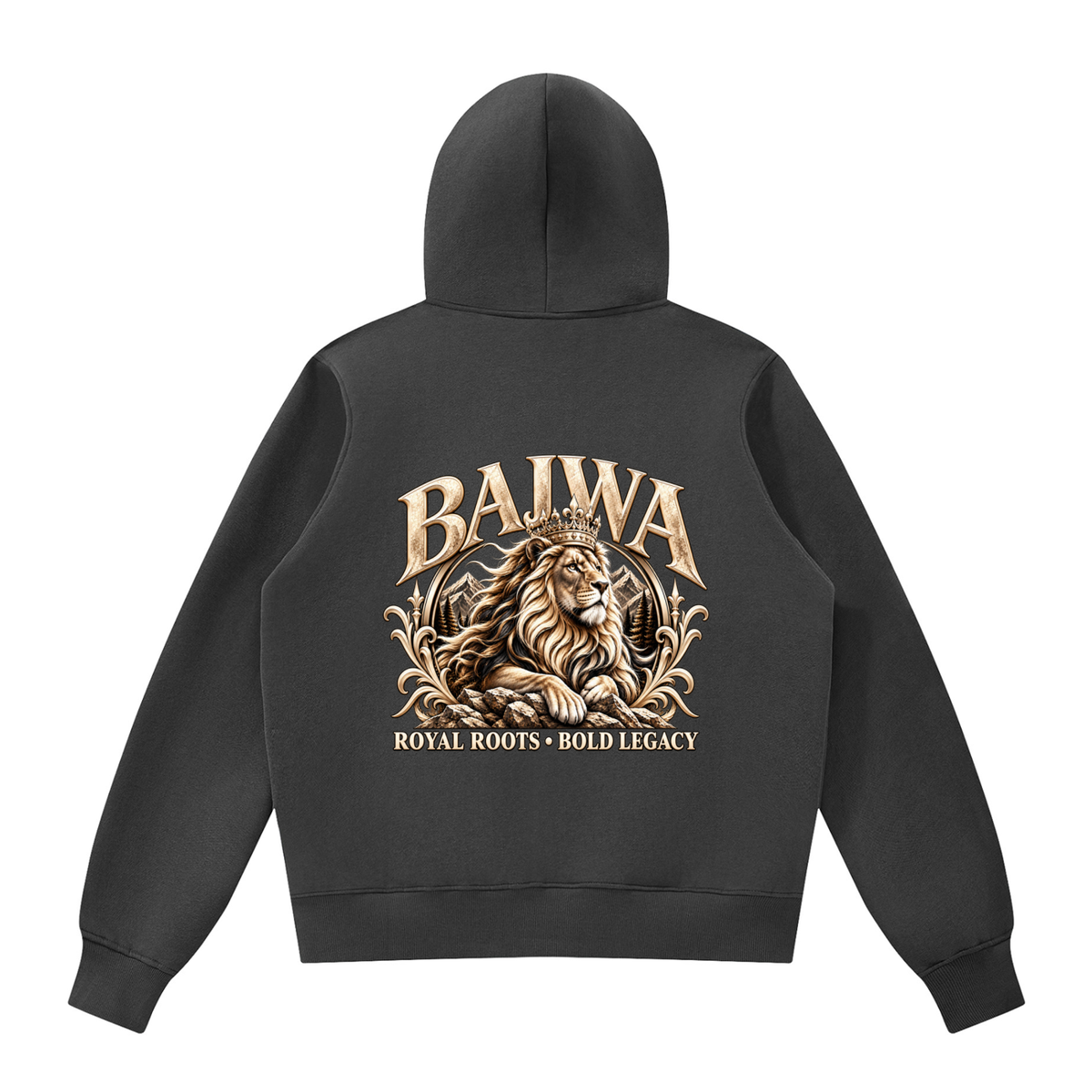 Bajwa- Royal Roots ||  Fleece Full Zip Hoodie
