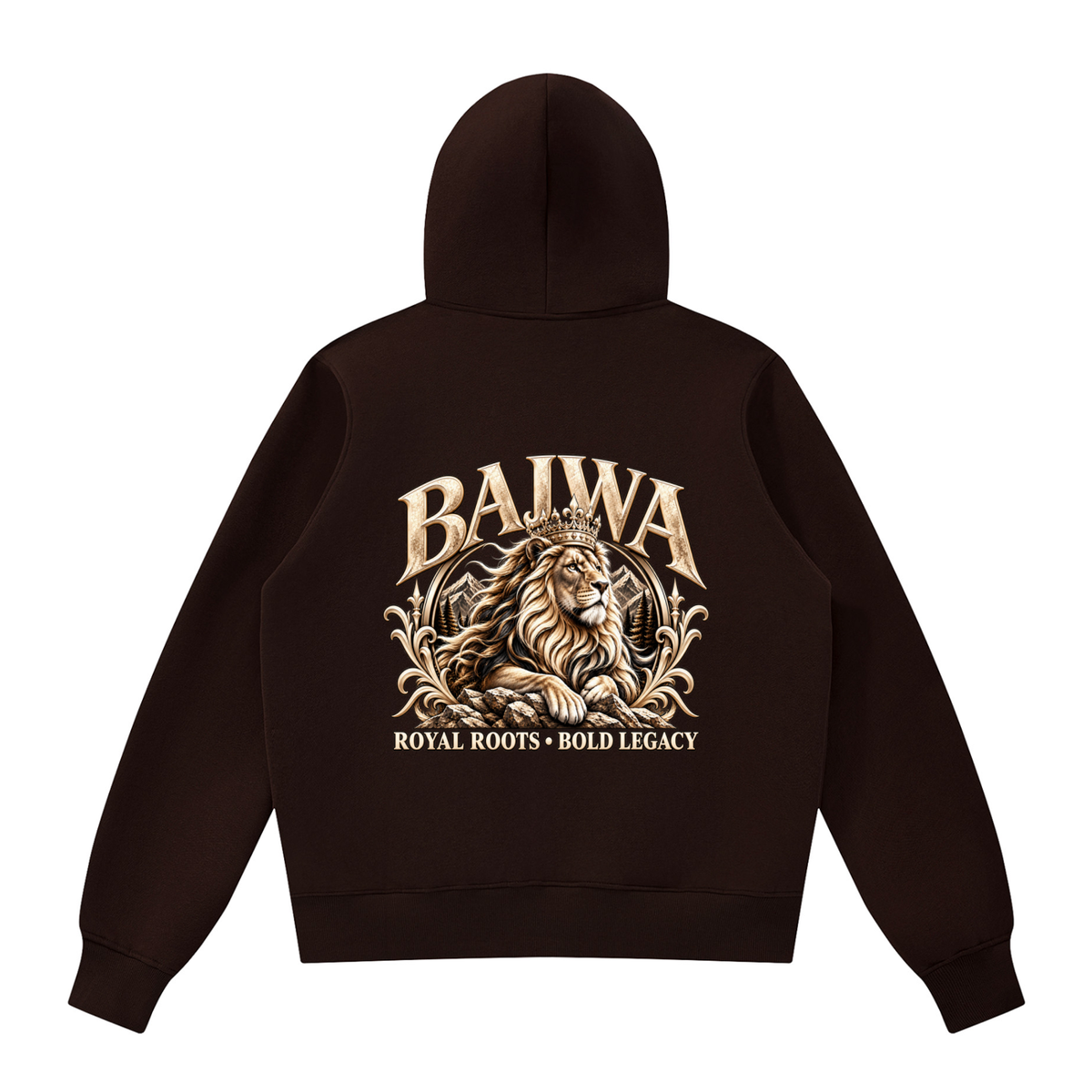 Bajwa- Royal Roots ||  Fleece Full Zip Hoodie