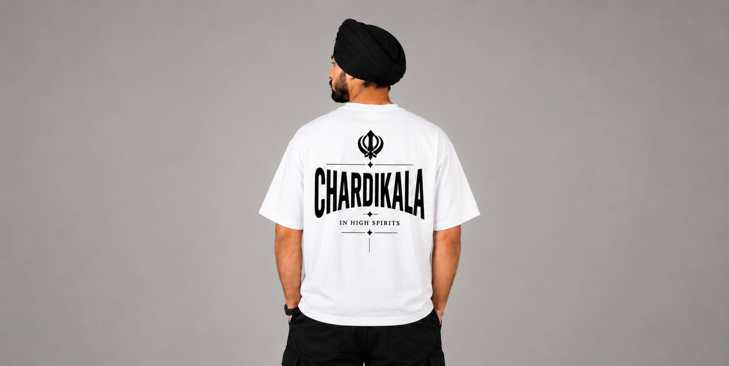 Chardikala Essential Tee (Front & Back)