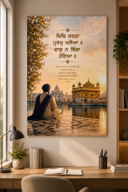 Divine Protection - Premium Aluminium Print