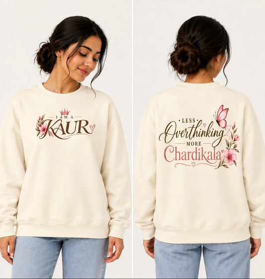 Kaur in Chardikala ||  Oversized Crewneck Sweatshirt