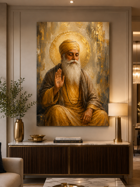 Guru Nanak Dev Ji- Aluminum Print
