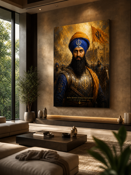 Baba Banda Singh Bahadur | Wall Art - Aluminum Print