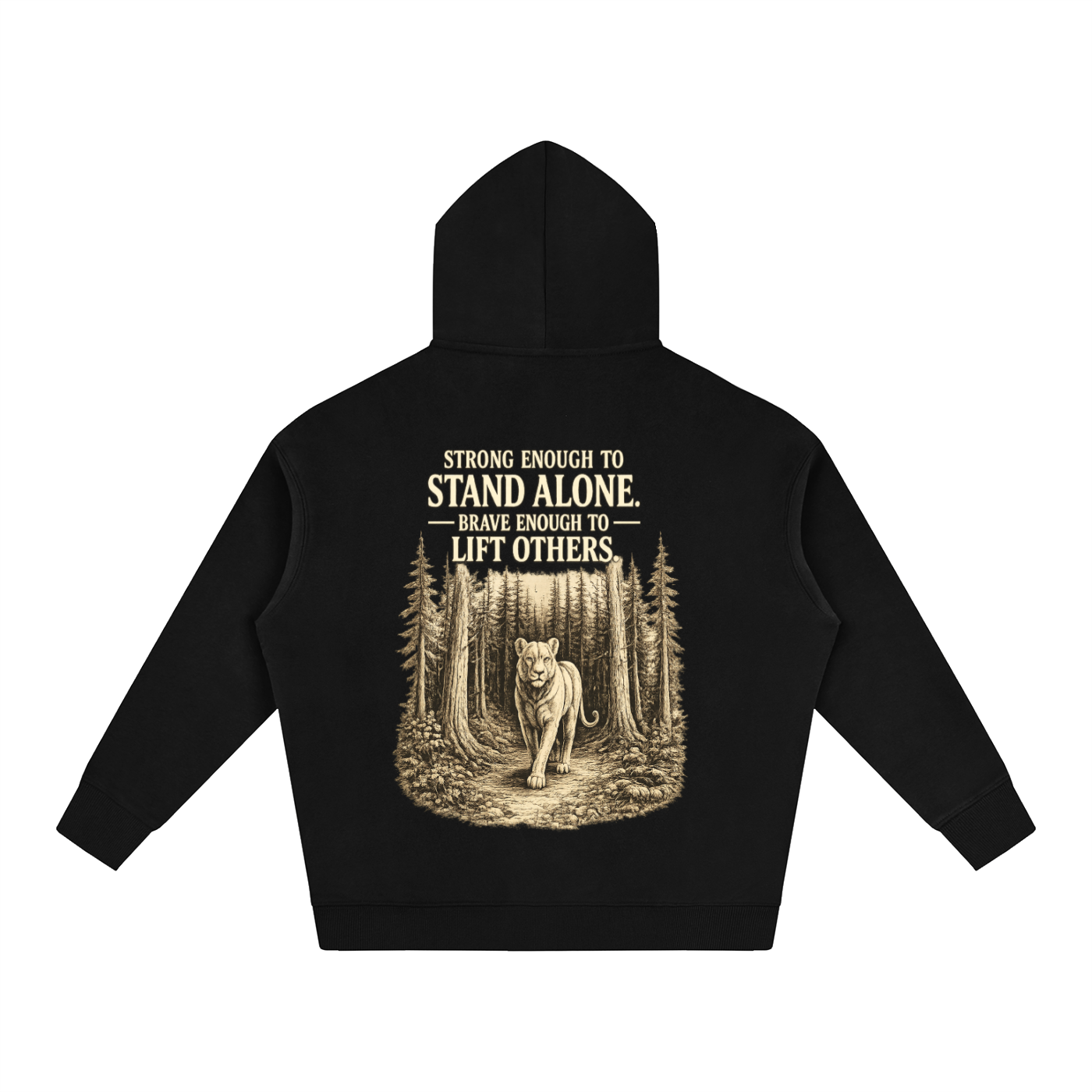Strong Kaur - Oversize Fleeced Hoodie