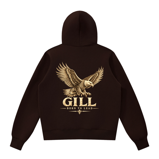 Gill -Born to Lead ||  Fleece Full Zip Hoodie