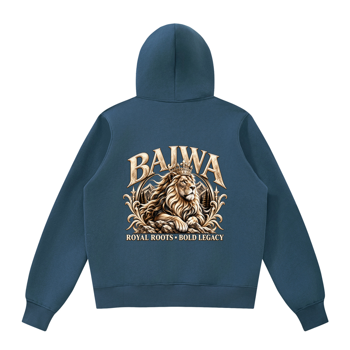 Bajwa- Royal Roots ||  Fleece Full Zip Hoodie