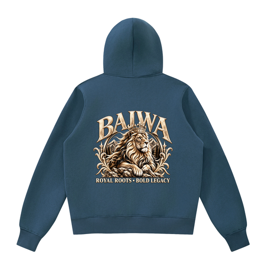 Bajwa- Royal Roots ||  Fleece Full Zip Hoodie