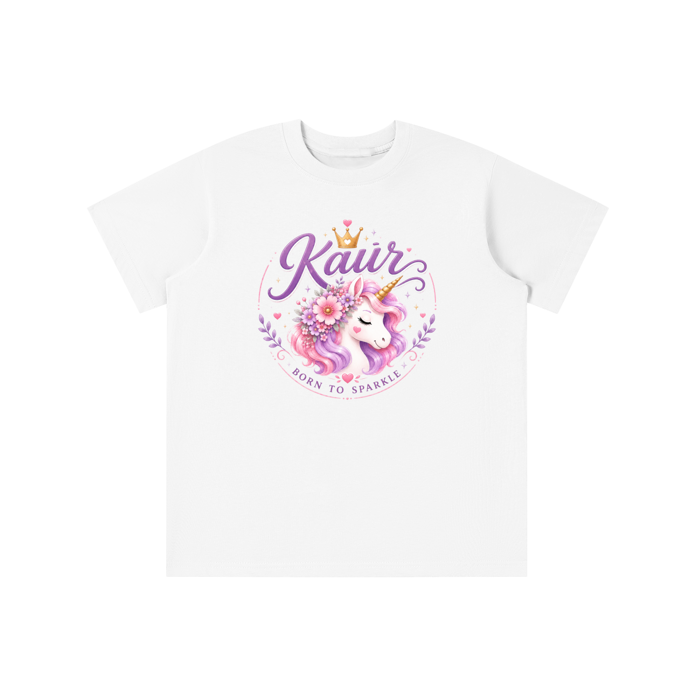 Kaur - Born to Sparkle Kids Tee