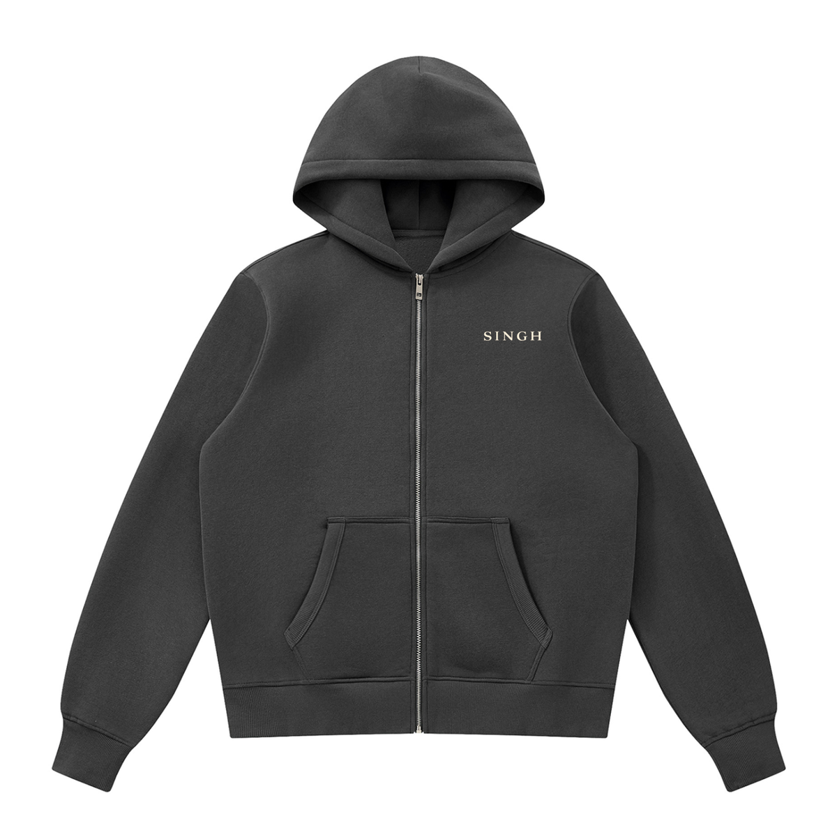 Singh Built on Values || Fleece Full Zip Hoodie