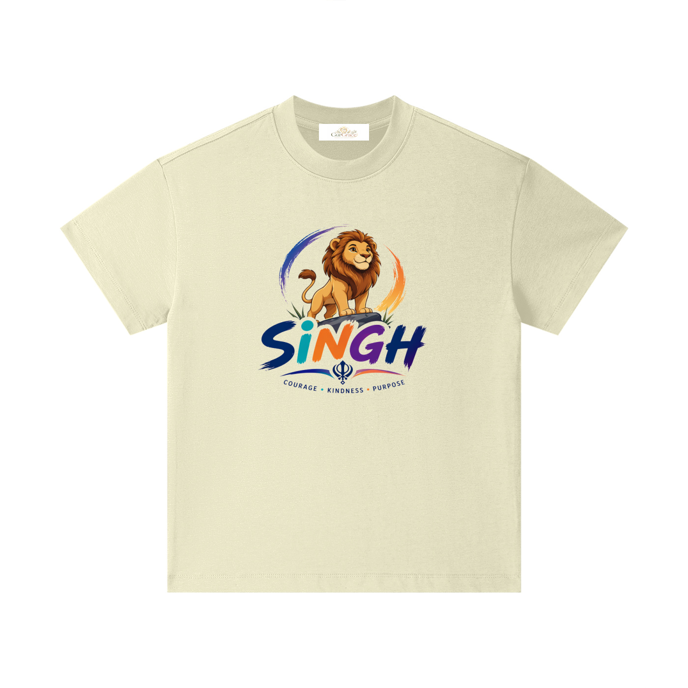 Singh Lion Cotton Kids Tee