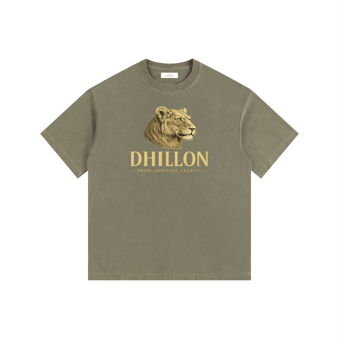 Dhillon Logo - Vintage Washed Oversized Tee