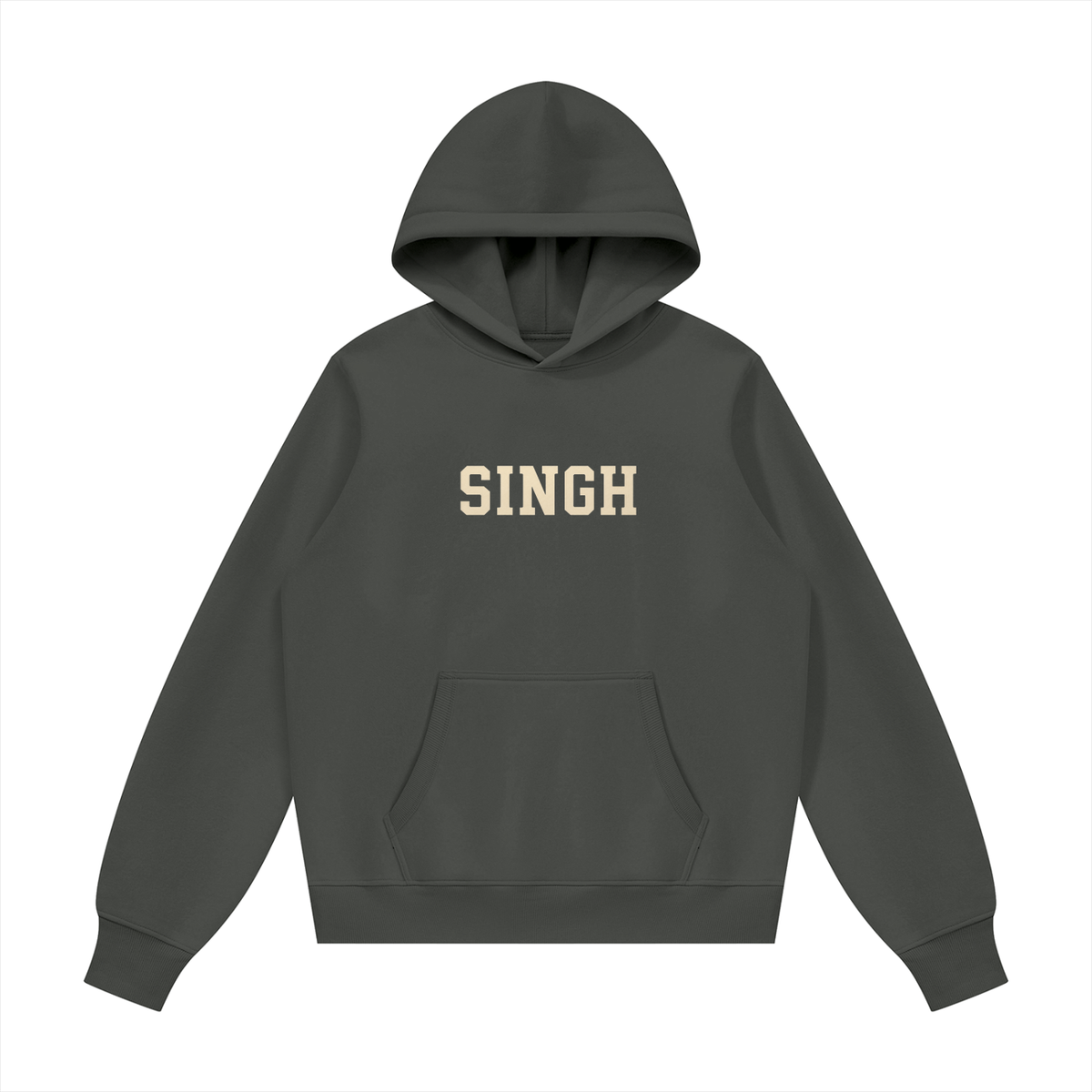 Singh- Walk with Courage || Fleece Regular Hoodie
