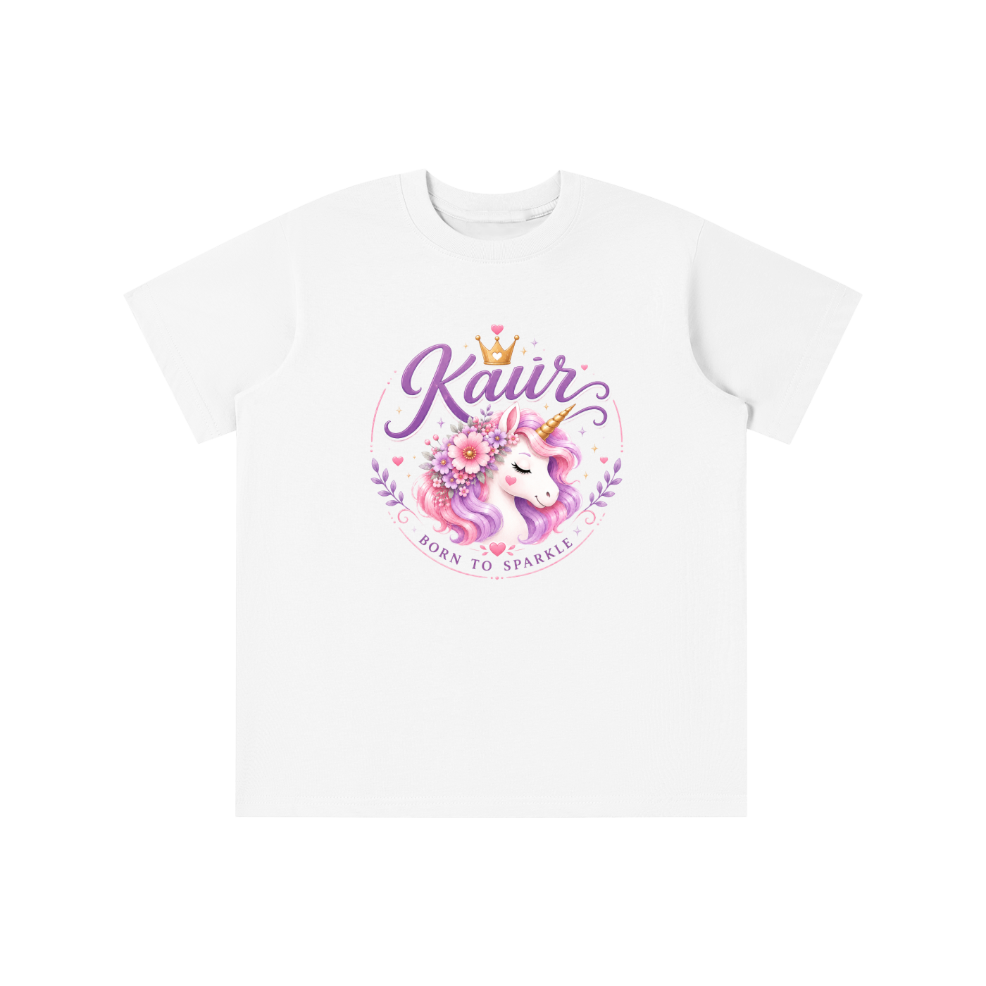 Kaur - Born to Sparkle Kids Tee