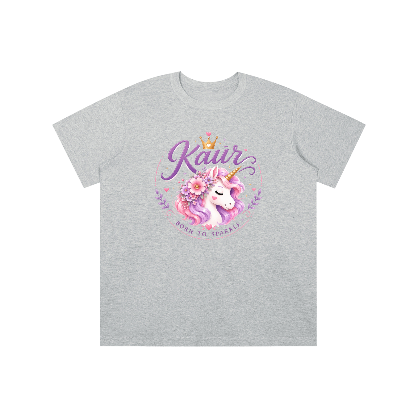 Kaur - Born to Sparkle Kids Tee