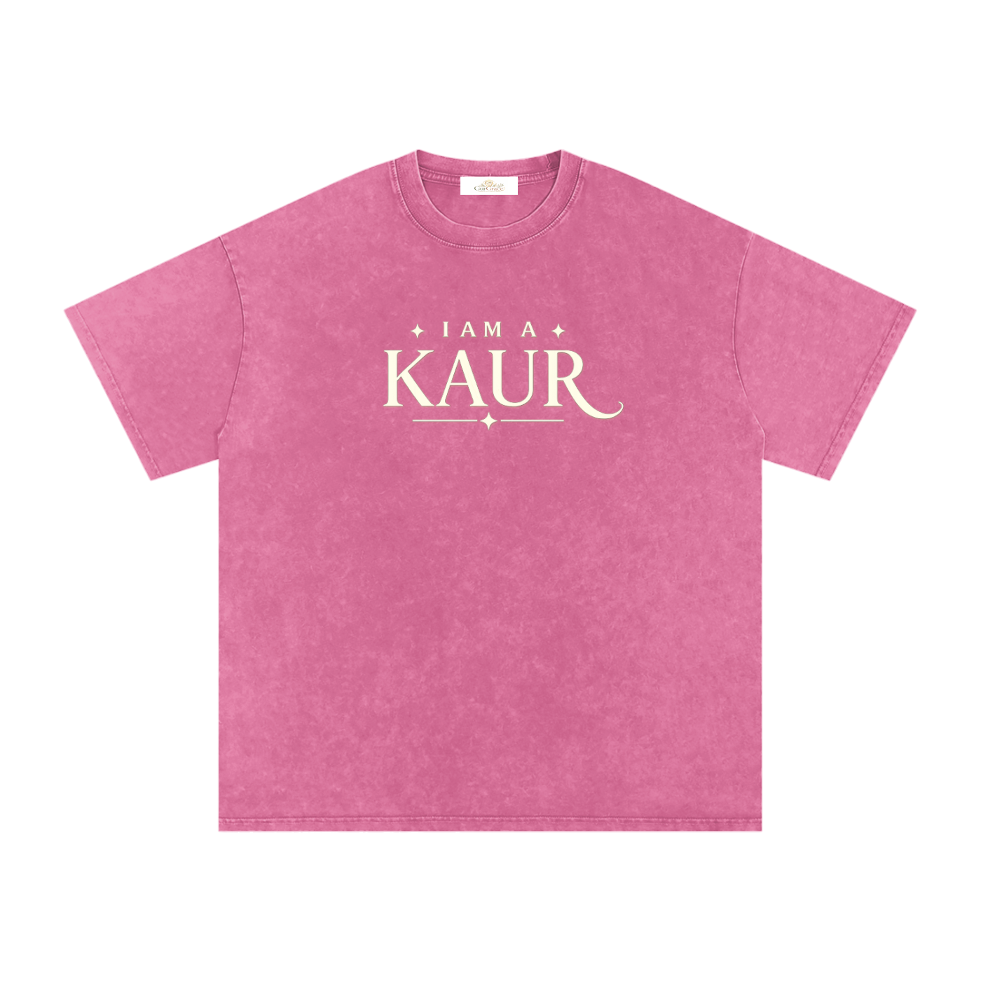 Stand Out Kaur - Snow Washed Oversized Tee